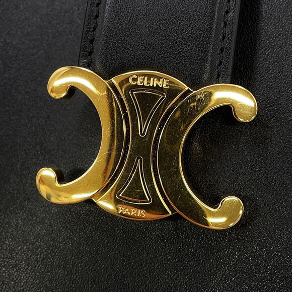 Celine Triomphe Small Bucket Louise Handbag 119173FX9.04LU CELINE 2-way Black - Picture 14 of 16